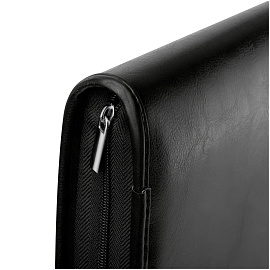 Папка деловая OfficeSpace "Palada" имп. кожзам., на молнии, блокнот