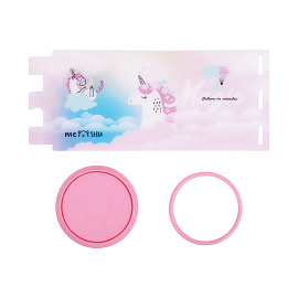 Подставка-стакан MESHU "Unicorn", пластиковая, розовая фото Подставка-стакан MESHU "Unicorn", пластиковая, розовая