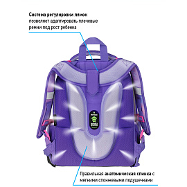 Ранец Berlingo Expert "Diamonds" 37*28*16см, 2 отделения, 2 кармана, анатомическая спинка