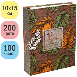 Фотоальбом 200 фото 10*15см, ArtSpace "Herbal
