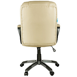 Кресло руководителя Helmi HL-E08 "Receipt", экокожа бежевая фото Кресло руководителя Helmi HL-E08 "Receipt", экокожа бежевая