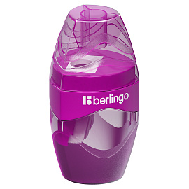 Точилка пластиковая Berlingo "Triangle" 1 отверстие, контейнер, ассорти, дисплей фото Точилка пластиковая Berlingo "Triangle" 1 отверстие, контейнер, ассорти, дисплей