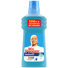 Средство для мытья пола и стен 500 мл, MR.PROPER (Мистер Пропер) "Океан