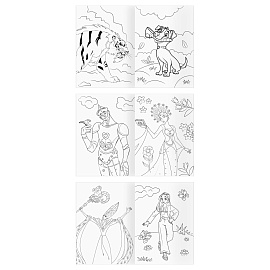 Раскраска А5, 8 стр., ТРИ СОВЫ "Волшебник Изумрудного города