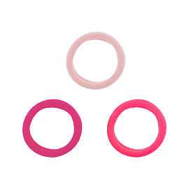 Резинки для волос MESHU, розовые ассорти, 40шт., диаметр 2,5см, европодвес