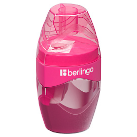 Точилка пластиковая Berlingo "Triangle" 1 отверстие, контейнер, ассорти, дисплей фото Точилка пластиковая Berlingo "Triangle" 1 отверстие, контейнер, ассорти, дисплей