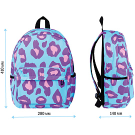 Рюкзак ArtSpace Pattern "Wild", 41*28*14cм, 1 отделение, 3 кармана
