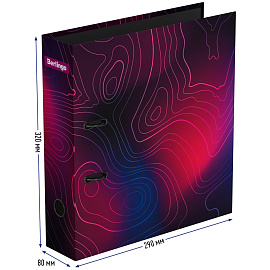 Папка-регистратор Berlingo "Terrain", 80мм, ламинированная, с рисунком фото Папка-регистратор Berlingo "Terrain", 80мм, ламинированная, с рисунком