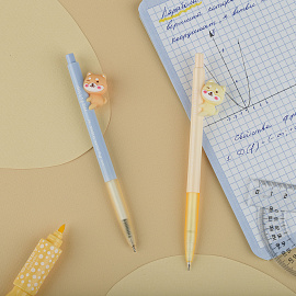 Набор MESHU автоматическая ручка + автоматический карандаш "Cute dog", с топпером, блистер