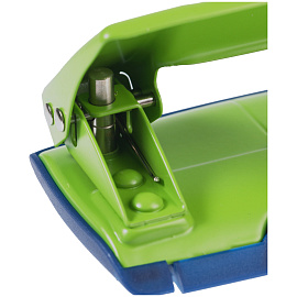 Дырокол Berlingo "Power TX" 10л., металлический, с линейкой, зеленый фото Дырокол Berlingo "Power TX" 10л., металлический, с линейкой, зеленый