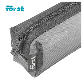 Пенал-косметичка 1 отделение, 210*55*60 Forst "Grey", полиэстер