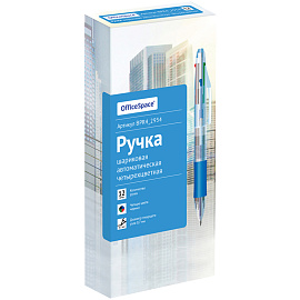 Ручка шариковая автоматическая OfficeSpace 04цв., 0,7мм, грип фото Ручка шариковая автоматическая OfficeSpace 04цв., 0,7мм, грип