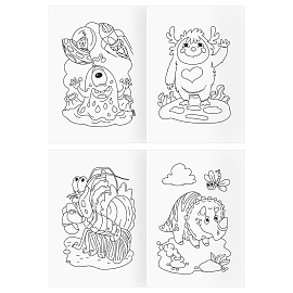 Раскраска А4, 16 стр., ТРИ СОВЫ "Удивительные существа