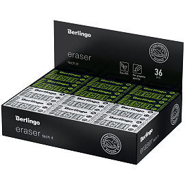 Ластик Berlingo "Tech it", прямоугольный, 45*25*10мм