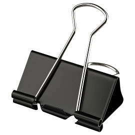 Зажимы для бумаг 51мм, OfficeSpace, 12шт., черные, картонная коробка фото Зажимы для бумаг 51мм, OfficeSpace, 12шт., черные, картонная коробка