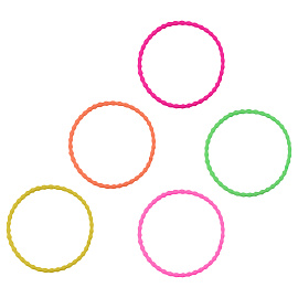 Резинки для волос MESHU, неоновые ассорти, 20шт., диаметр 4,5см, европодвес фото Резинки для волос MESHU, неоновые ассорти, 20шт., диаметр 4,5см, европодвес