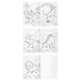 Раскраска А4, 8 стр., ТРИ СОВЫ "Для мальчика