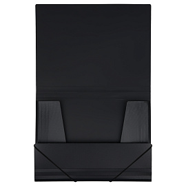 Папка на резинке OfficeSpace "Вита" А4, 500мкм, пластик, черная