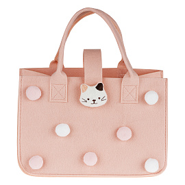 Сумка подарочная фетровая, 30*20*18см MESHU "Kitty