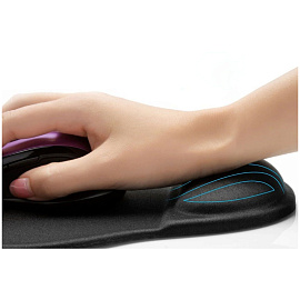 Коврик для мыши DEFENDER "Easy Work", полиуретан+лайкра, 260х225х5 мм, черный, 50905, D50905 фото Коврик для мыши DEFENDER "Easy Work", полиуретан+лайкра, 260х225х5 мм, черный, 50905, D50905