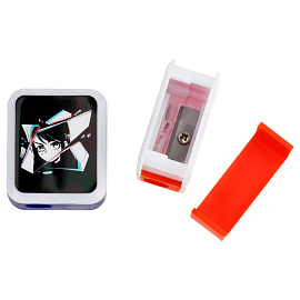 Точилка пластиковая MESHU "Kawaii", 1 отверстие, ассорти фото Точилка пластиковая MESHU "Kawaii", 1 отверстие, ассорти