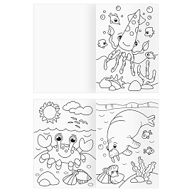 Раскраска А4, 8 стр., ТРИ СОВЫ "Любимые животные