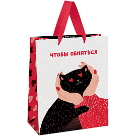 Пакет подарочный 11*14*6,5см MESHU "Lovely day", матовая ламинация