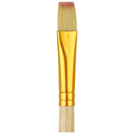 Кисть нейлон, ArtSpace, плоская №08, пакет, европодвес фото Кисть нейлон, ArtSpace, плоская №08, пакет, европодвес