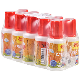 Клей ПВА Мульти-Пульти, 20г, с кисточкой фото Клей ПВА Мульти-Пульти, 20г, с кисточкой