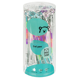 Ручка гелевая MESHU "Diamonds" , радужная, 0,7мм фото Ручка гелевая MESHU "Diamonds" , радужная, 0,7мм