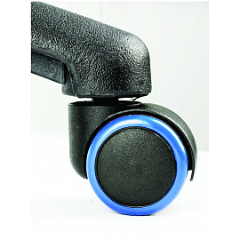 Кресло игровое Helmi HL-S06 "Highway", экокожа/ткань черная/синяя фото Кресло игровое Helmi HL-S06 "Highway", экокожа/ткань черная/синяя