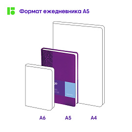 Ежедневник недатированный, А5, 160л., кожзам, Berlingo "Vivella Prestige", фиолетовый фото Ежедневник недатированный, А5, 160л., кожзам, Berlingo "Vivella Prestige", фиолетовый