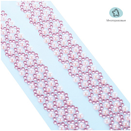 Наклейки акриловые MESHU "Pink line", 25*7,8см, стразы, 500 наклеек, инд. уп., европодвес фото Наклейки акриловые MESHU "Pink line", 25*7,8см, стразы, 500 наклеек, инд. уп., европодвес