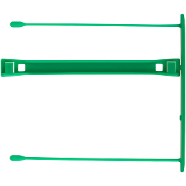 Механизмы для скоросшивания СТАММ, пластиковые, 100шт., зеленые