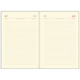 Ежедневник недатированный, А5, 136л., кожзам, Greenwich Line "Vision. Quadro. Powder", тон. блок, срез фольга