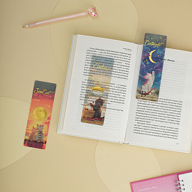 Закладки для книг, 3шт., 135*45мм, MESHU "Sun Cat фото Закладки для книг, 3шт., 135*45мм, MESHU "Sun Cat