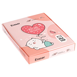 Ластик MESHU "Сute", фигурный, термопластичная резина, 40*30*13мм