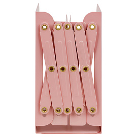 Подставка для книг MESHU "Cute kittens", металлическая, 3 отделения, раздвижная