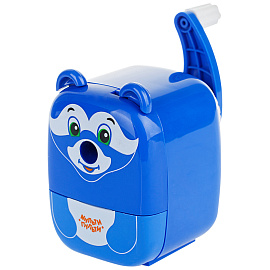 Точилка механическая Мульти-Пульти "Енот", пласт. корпус, инд. упаковка фото Точилка механическая Мульти-Пульти "Енот", пласт. корпус, инд. упаковка