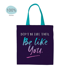 Сумка-шоппер MESHU "Be like", 33*40см, канвас фото Сумка-шоппер MESHU "Be like", 33*40см, канвас