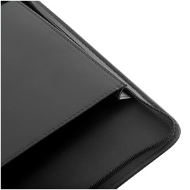 Папка деловая OfficeSpace Leo из искуственной кожи черного цвета (ПаКЗ_574)