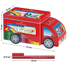 Набор для рисования Faber-Castell Connector Truck 33 цвета
