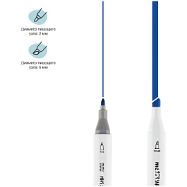 Набор двусторонних маркеров для скетчинга MESHU 06цв., пастельные цвета, корпус трехгранный, пулевид./клиновид.наконечники, ПВХ-бокс