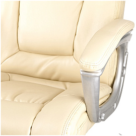 Кресло руководителя Helmi HL-E09 "Capital", экокожа бежевая фото Кресло руководителя Helmi HL-E09 "Capital", экокожа бежевая