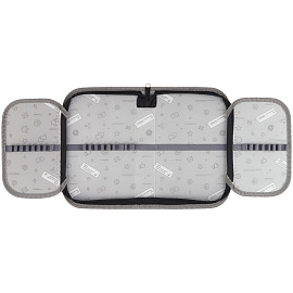 Пенал 1 отделение, 200*130 ArtSpace "Cat", две откидные секции, ткань