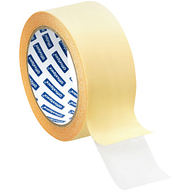 Клейкая лента двусторонняя OfficeSpace, 50мм*10м, тканевая основа фото Клейкая лента двусторонняя OfficeSpace, 50мм*10м, тканевая основа