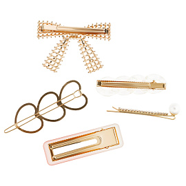 Заколки для волос MESHU, ассорти, 5шт., европодвес фото Заколки для волос MESHU, ассорти, 5шт., европодвес