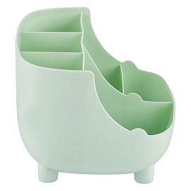 Настольная подставка MESHU, 6 отделений, пластиковая, мятная