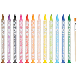 Карандаши механические акварельные Мульти-Пульти, 12цв.