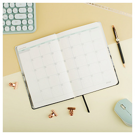 Ежедневник недатированный, А5, 136л., 7БЦ, MESHU "Dreams come true", тон. блок, тиснение фольгой, кругление углов, закладка-ляссе